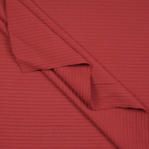 WIDE RIB JERSEY TOMATO