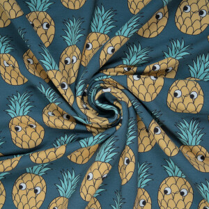 ORGANIC FRENCH TERRY PINEAPPLES