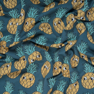 ORGANIC FRENCH TERRY PINEAPPLES