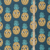 ORGANIC FRENCH TERRY PINEAPPLES