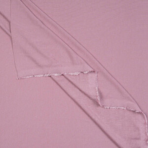 BAMBOO FINE RIB JERSEY ROSE