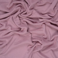 BAMBOO FINE RIB JERSEY ROSE