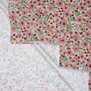 BABYCORD FLOWERS RASPBERRY