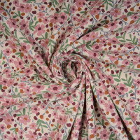 BABYCORD FLOWERS RASPBERRY
