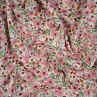 BABYCORD FLOWERS RASPBERRY