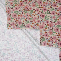BABYCORD FLOWERS RASPBERRY
