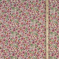 BABYCORD FLOWERS RASPBERRY