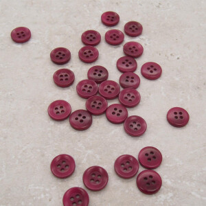 COROZO FRAME BUTTON 11 mm CHERRY