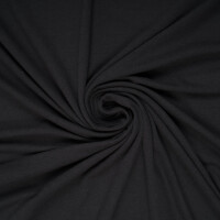 BAMBOO COTTON JERSEY BLACK