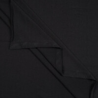 BAMBOO COTTON JERSEY BLACK