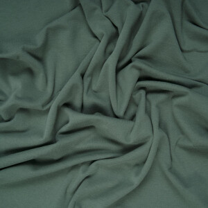 BAMBOO COTTON JERSEY FOREST GREEN