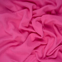 ORGANIC DOUBLE GAUZE BASIC BRIGHT PINK