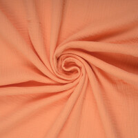 ORGANIC DOUBLE GAUZE BASIC CLEMENTINE ORANGE
