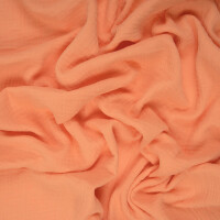 ORGANIC DOUBLE GAUZE BASIC CLEMENTINE ORANGE