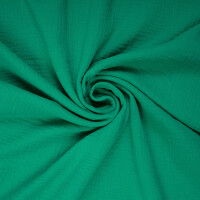 ORGANIC DOUBLE GAUZE BASIC BRIGHT GREEN