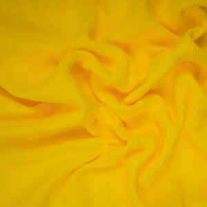 ORGANIC DOUBLE GAUZE BASIC SUNFLOWER YELLOW