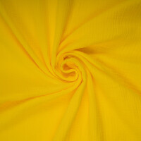 ORGANIC DOUBLE GAUZE BASIC SUNFLOWER YELLOW