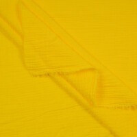 ORGANIC DOUBLE GAUZE BASIC SUNFLOWER YELLOW