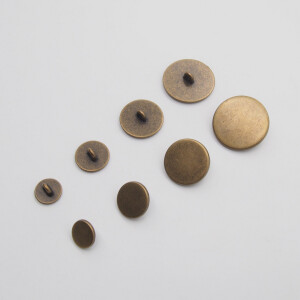 METALL BUTTON ANTIQUE BRASS