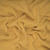 DOUBLE GAUZE LINEN OPTIC SOLID OCHRE