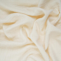DOUBLE GAUZE LINEN OPTIC SOLID ECRU
