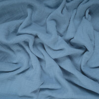 DOUBLE GAUZE LINEN OPTIC SOLID BLUE