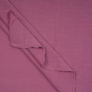 DOUBLE GAUZE LINEN OPTIC SOLID PINK