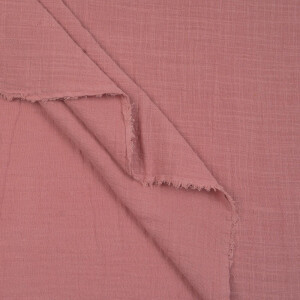 DOUBLE GAUZE LINEN OPTIC SOLID SALMON