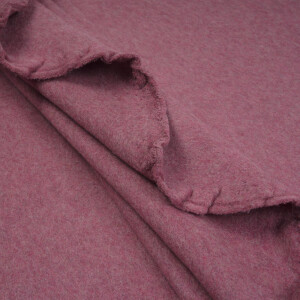 ORGANIC COTTON FLEECE RASPBERRY MELANGE