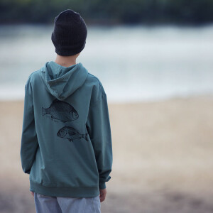 FRENCH TERRY SOLID NORTH ATLANTIC BLUE