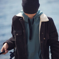 FRENCH TERRY SOLID NORTH ATLANTIC BLUE