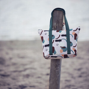 CANVAS GABARDINE TWILL ABSTRARIUM LAVENDER BLUE