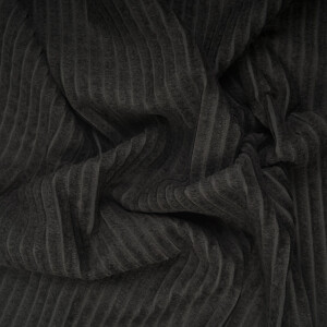 CORDUROY WIDE RIB LICORICE GRAY