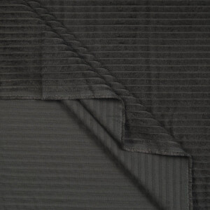 CORDUROY WIDE RIB LICORICE GRAY