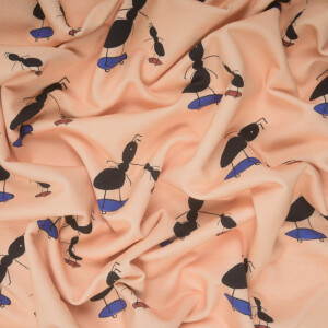 ORGANIC FRENCH TERRY ANTS WITH SKATEBOARDS LE LOUP ART