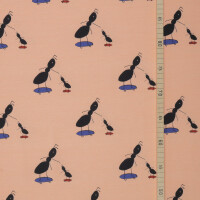 ORGANIC FRENCH TERRY ANTS WITH SKATEBOARDS LE LOUP ART