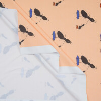 ORGANIC FRENCH TERRY ANTS WITH SKATEBOARDS LE LOUP ART