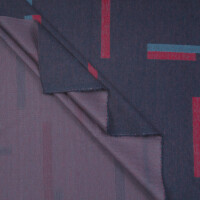 ORGANIC JACQUARD PIXUE INDIGO NIGHT