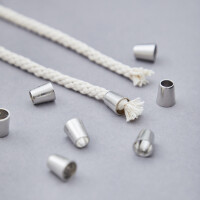 CORD END STOPPER MTM silver