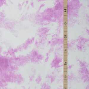 FRENCH TERRY SPRING TIE DYE VIOLET