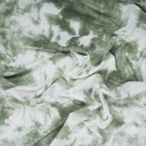 FRENCH TERRY SPRING TIE DYE OLIVE