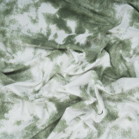 FRENCH TERRY SPRING TIE DYE OLIVE