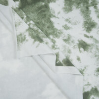 FRENCH TERRY SPRING TIE DYE OLIVE