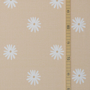 ORGANIC RIB JERSEY LA BELLE APRICOT