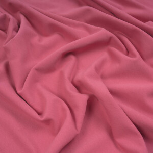 ORGANIC FRENCH TERRY BRUSHED GERANIUM PINK