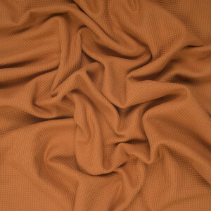 ORGANIC WAFFLE JERSEY AMBER BROWN