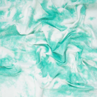 FRENCH TERRY SPRING TIE DYE AQUA