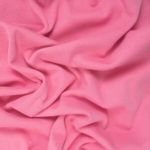 ORGANIC RIB 1X1 FLAMINGO PINK
