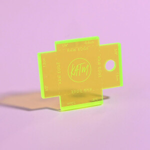 LABEL GAUGE KATM FLURO YELLOW