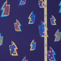 FRENCH TERRY LIGHTNING NAVY